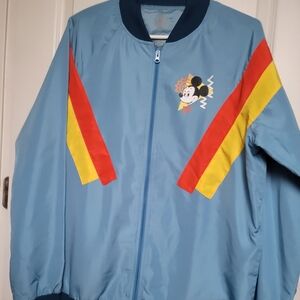 NWOT Disney Parks Exclusive Mickey Mouse Retro Windbreaker Unisex Size M RARE